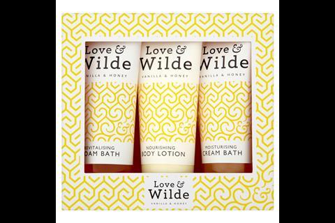 Superdrug’s Love & Wilde collection has a body moisturising range that will keep skin glowing despite the cold.